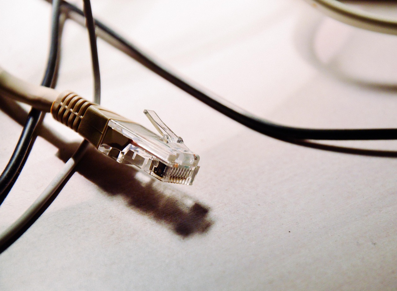 Ethernet cables and ports