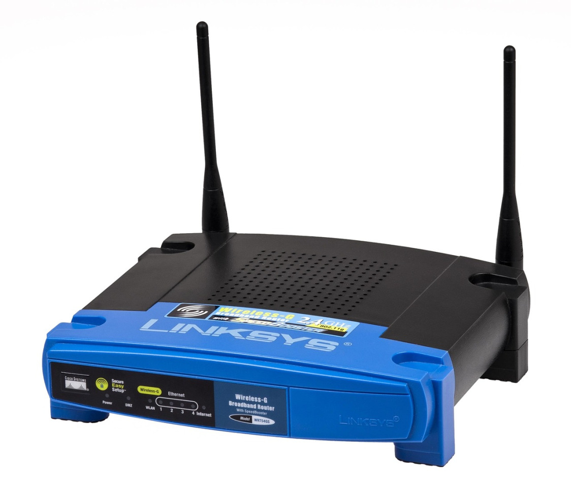 Wi‑Fi router on desk